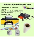 Impresora DTF A3  30 cm Combo DTF Unlimited Ink con Rollo
