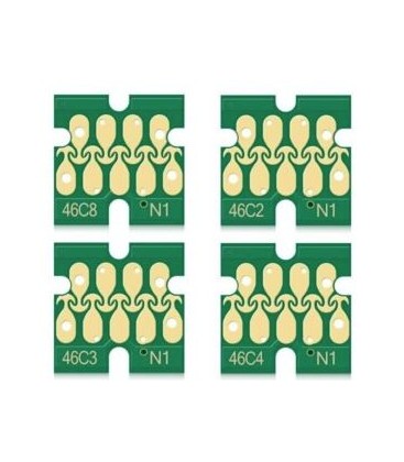 SET T46C , T46C8: HD Black (HDK, T46C2: Chip Cyan, T46C3: Chip Magenta, T46C4: Chip Yellow, SureColor, F6370, F9470