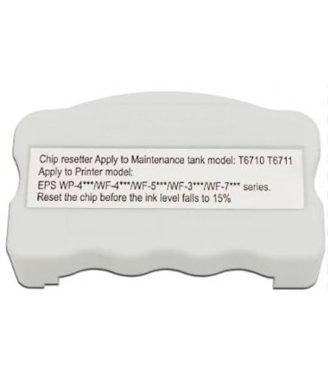 Reseteador Chip Caja Mantenimiento Epson T6710 T6711 T6712