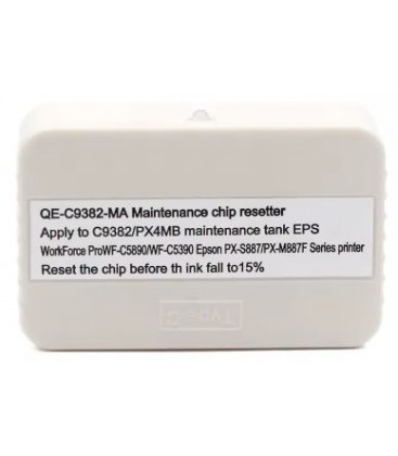 Reseteador Chip C9382, C12C938211 Caja de mantenimiento para impresoras Epson Workforce WF-C5310, WF-C5390, WF-C5810, WF-C5890