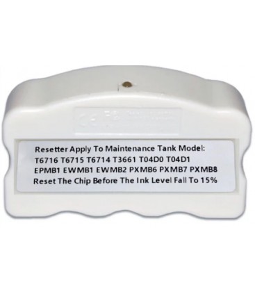 Reseteador de Chip  T6716 / T6715 / T6714 / T3661 / T04D1 / T04D0 para WF-C5210 C5710 C5790 C5290