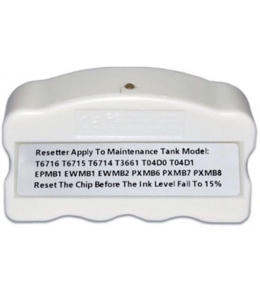 Reseteador de Chip  T6716 / T6715 / T6714 / T3661 / T04D1 / T04D0 para WF-C5210 C5710 C5790 C5290