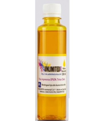 Tinta EPSON Y de 500 ML Unlimited Ink