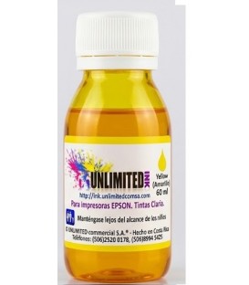 Tinta EPSON Yelow/amarilla de 60 ML Unlimited Ink
