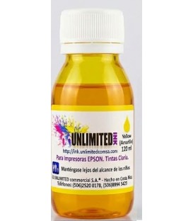 Tinta EPSON Yelow/amarilla de 120 ML Unlimited Ink