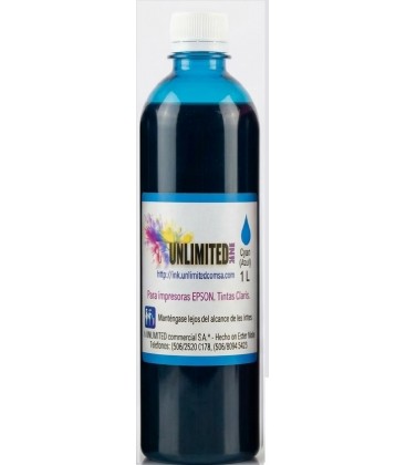 Tinta EPSON cyan de 1000 ML Unlimited Ink