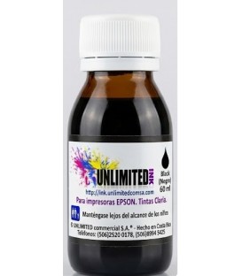 Tinta EPSON BK de 60 ML Unlimited Ink