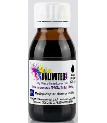 Tinta EPSON bk de 120 ML Unlimited Ink