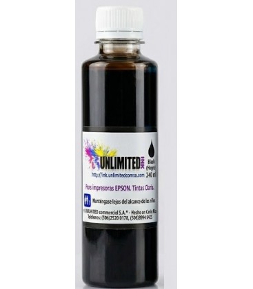 Tinta EPSON bk de 240 ML Unlimited Ink