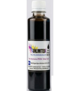 Tinta EPSON BK de 500 ML Unlimited Ink