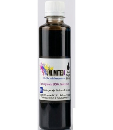 Tinta EPSON bk de 500 ML Unlimited Ink