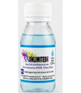 Tinta EPSON Cyan Light de 120 ML Unlimited Ink