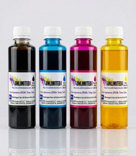 Tinta EPSON  CMYK 240ml x 4 colores 